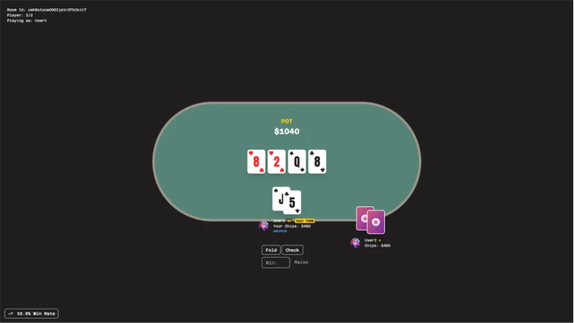 Online Poker Game screenshot 1